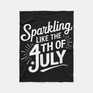 wie am 4. Juli Fleecedecke