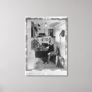 Wie an Bord der verwüsteten "Titanic" Leinwanddruck