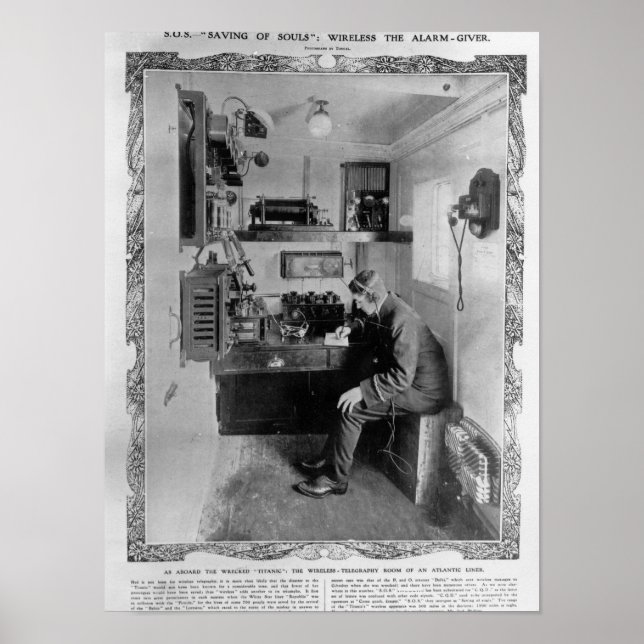 Wie an Bord der verwüsteten "Titanic" Poster (Vorne)