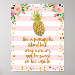 Wie Ananas Poster Art Print