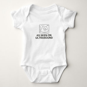 Wie auf dem Ultraschall gesehen, Baby-Geschenk urs Baby Strampler