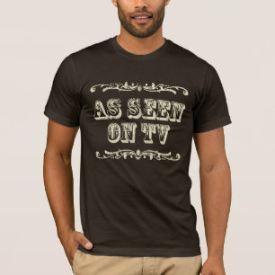 Wie auf Fernsehdunklem amerikanischem KleiderT - T-Shirt