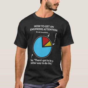 Wie bekommen Ingenieure Aufmerksamkeit Engineering T-Shirt