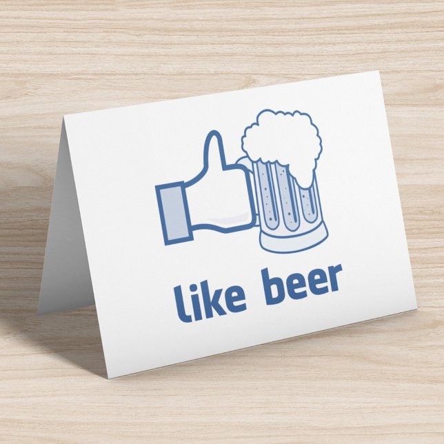 Wie Bier Feiertagskarte (Von Creator hochgeladen)