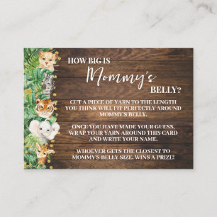 Wie Big Mama Bly Safari Baby Duschkarte Begleitkarte