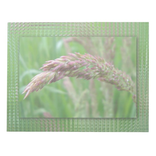 Wie das Gras Notepad wächst Notizblock (Vorderseite)