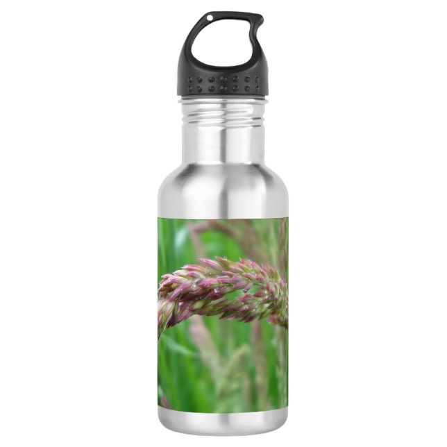 Wie das Gras wächst Edelstahlflasche (Vorderseite)