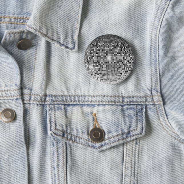 Wie der 70er: Retro Disco Ball Button (Beispiel)