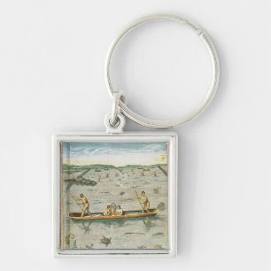 Wie der amerikanische Ureinwohner ihre Fische Schlüsselanhänger