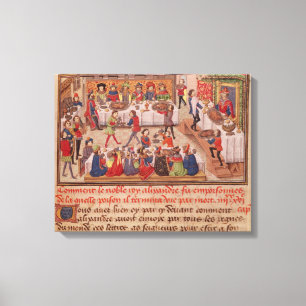 Wie der edle König Alexander vergiftet wurde Leinwanddruck