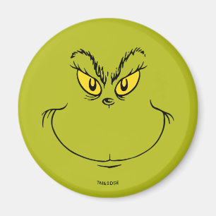 Wie der Grinch Weihnachten gestohlen hat Gesicht Magnet