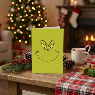Wie der Grinch Weihnachten stahl Gesicht