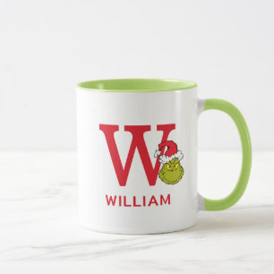 Wie der Grinch Weihnachten stahl   Name & Monogram Tasse