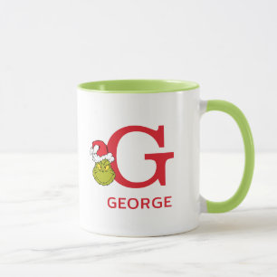 Wie der Grinch Weihnachten stahl Name & Monogram Tasse