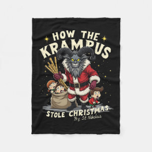 Wie der Krampus Stolz Weihnachtskrampus kommt Fleecedecke