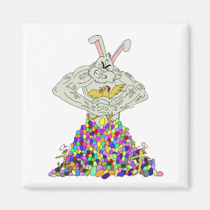 Wie der Osterhase seine Eier bekommt Magnet