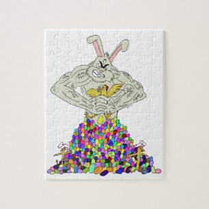 Wie der Osterhase seine Eier bekommt Puzzle