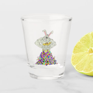 Wie der Osterhase seine Eier bekommt Schnapsglas