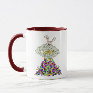 Wie der Osterhase seine Eier bekommt Tasse