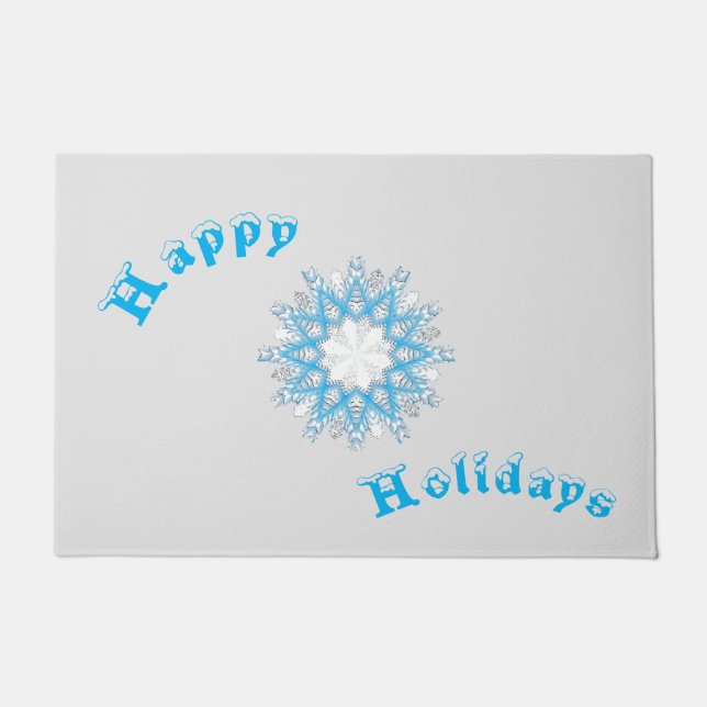 Wie der Schnee fliegt Fußmatte (Vorderseite)