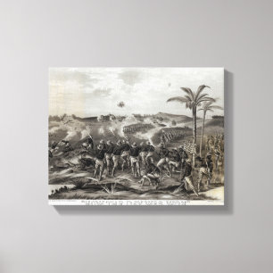 Wie der Tag gewonnene Gebühr von der zehnten war Leinwanddruck