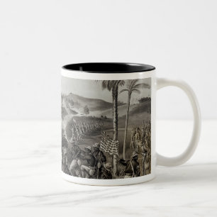 Wie der Tag gewonnene Gebühr von der zehnten war Zweifarbige Tasse