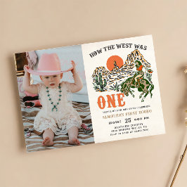 Wie der Westen ein Western Cowboy zum Geburtstag F Einladung