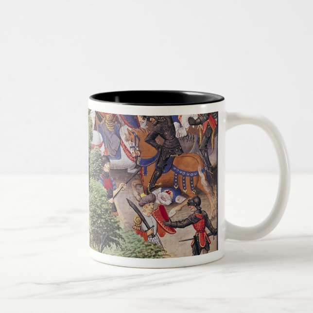 Wie die Herzogin von Aigremont entband Zweifarbige Tasse (Rechts)