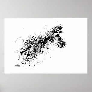 ...wie die Krähe fliegt Poster