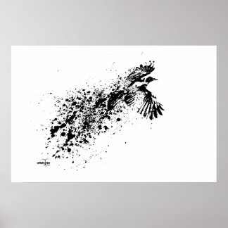 ...wie die Krähe fliegt Poster