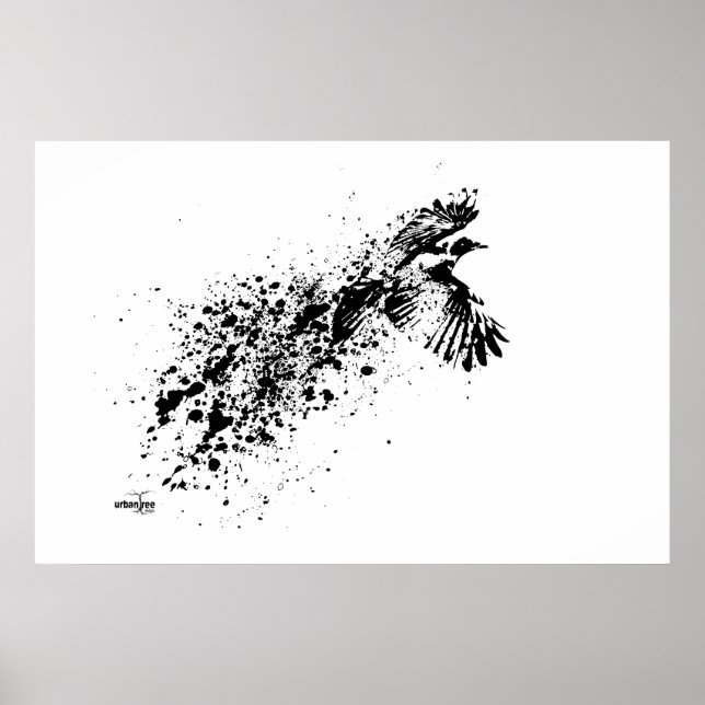 ...wie die Krähe fliegt Poster (Vorne)