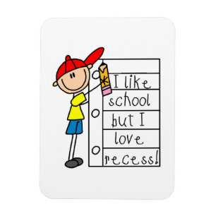Wie die Liebe der Schule Magnet