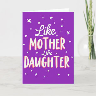 Wie die Mutter, so die Tochter Karte