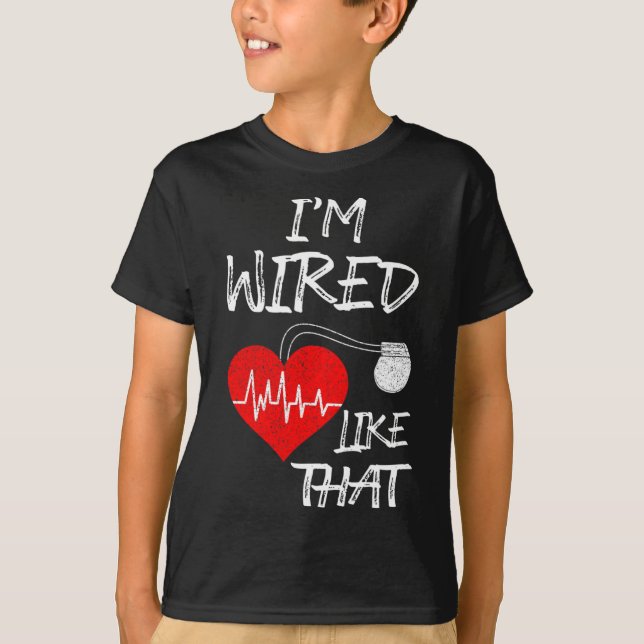 Wie dieser Pacemaker Joke Heart Disease Aware T-Shirt (Vorderseite)