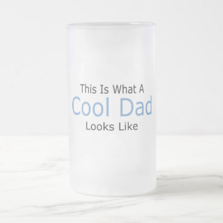 Wie dieses ist, ein welcher cooler Vater aussieht Mattglas Bierglas