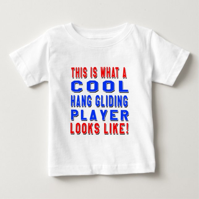 Wie dieses ist, was ein cooler Fall-Gleitenspieler Baby T-shirt (Vorderseite)