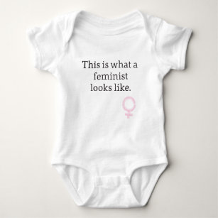 Wie dieses ist, was ein Feminist aussieht Baby Strampler
