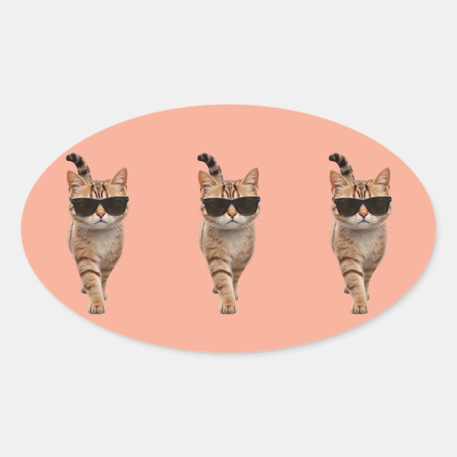 Wie du es Gemein hast laufen Ovaler Aufkleber (Vorderseite)