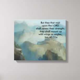 Wie Eagles eingewickelte Leinwand ansteigen