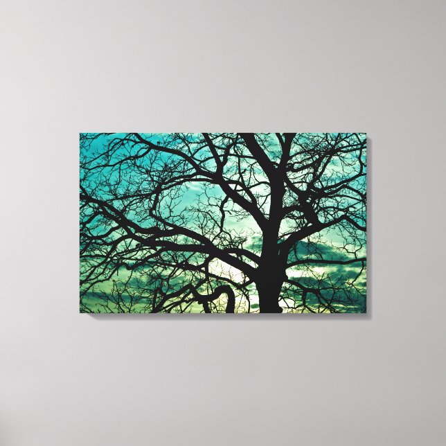 Wie eifersüchtig ist der Mond? Leinwanddruck (Vorderseite)