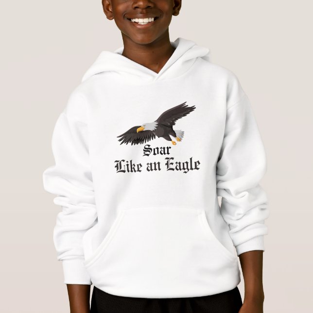 Wie ein Adler Hoodie (Vorderseite)