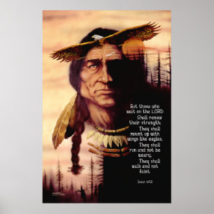 Wie ein Adler Poster