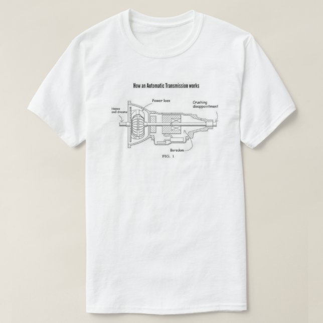 Wie ein automatisches Senden arbeitet T-Shirt (Design vorne)