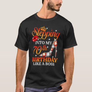 Wie ein Boss der 70. Geburtstag T-Shirt
