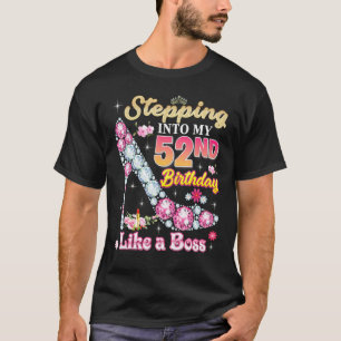 Wie ein Boss Diamond in meinen 52. Geburtstag eint T-Shirt