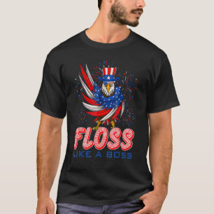 Wie ein Boss Eagle American Independence 4. T-Shirt