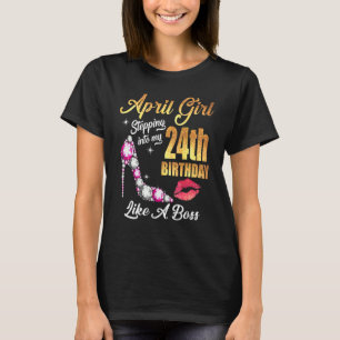 Wie ein Boss für 24 in meinen 24. Geburtstag eintr T-Shirt