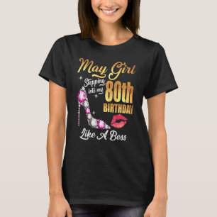 Wie ein Boss für 80 in meinen 80. Geburtstag eintr T-Shirt