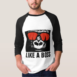 WIE EIN BOSS-Gorilla-T - Shirt