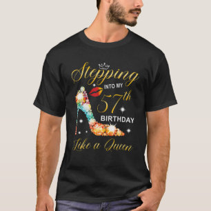 Wie ein Boss in meinen 57. Geburtstag eintreten T-Shirt
